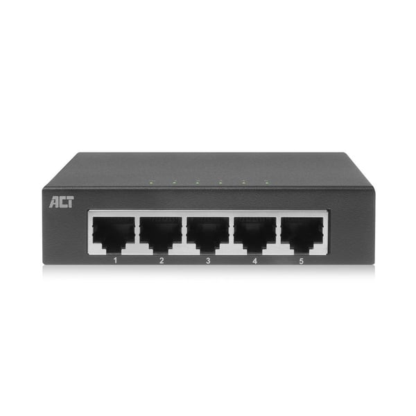 ACT AC4415 verkkokytkin Hallitsematon Gigabit Ethernet (10/100/1000) Harmaa