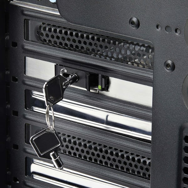 StarTech.com TR-M2-REMOVABLE-PCIE drive bay panel Opbevaring drev bakke Sort, Sølv