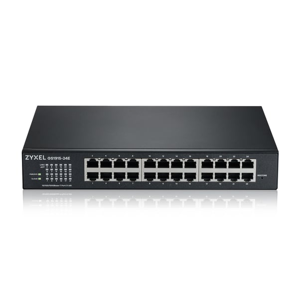 Zyxel GS1915-24E Administreret L2 Gigabit Ethernet (10/100/1000) 1U Sort
