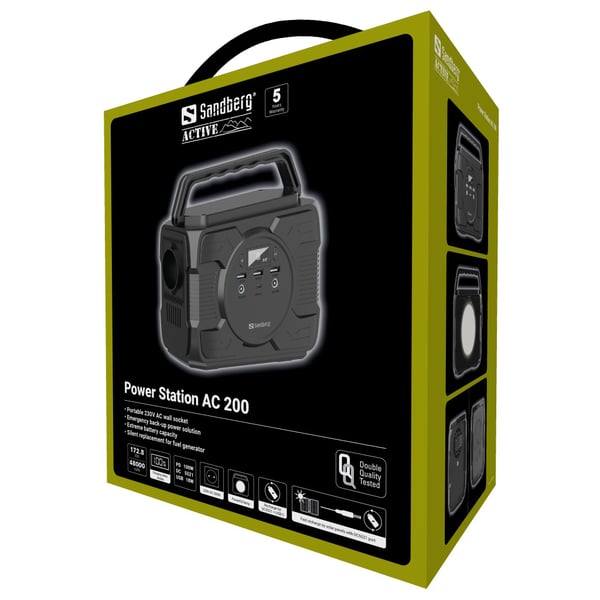Sandberg 420-83 Bærbar energistation 48000 mAh 200 W 1,86 kg