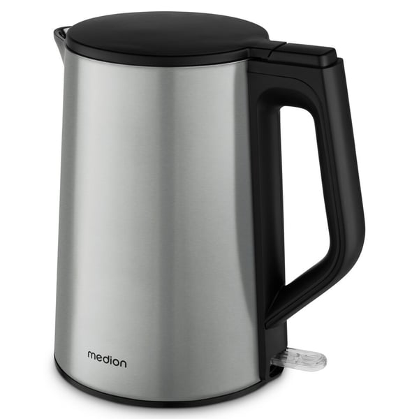 MEDION MD12105 vattenkokare 1,5 l 2200 W Rostfritt stål