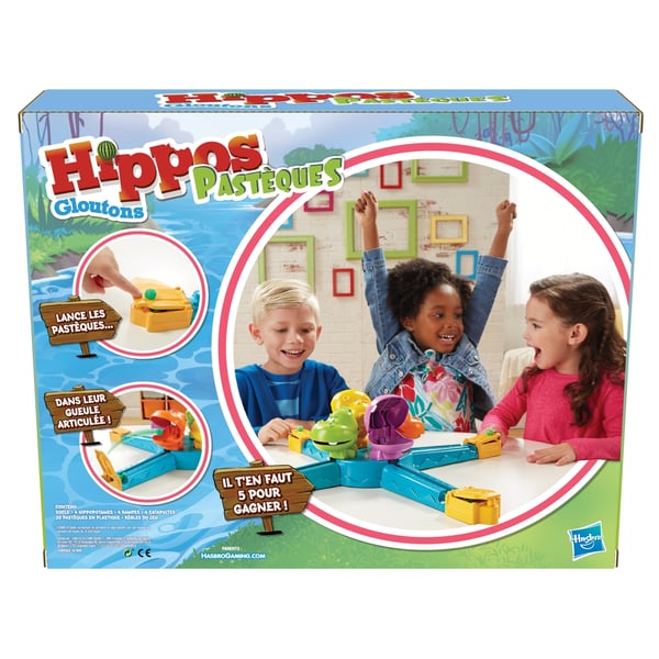 Hasbro Gaming E9707101 brætspil Hungry Hungry Hippos Launchers Finmotorik (smidighed)
