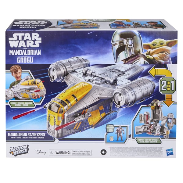 Star Wars ActionVerse Mandalorian Razor Crest-legesæt