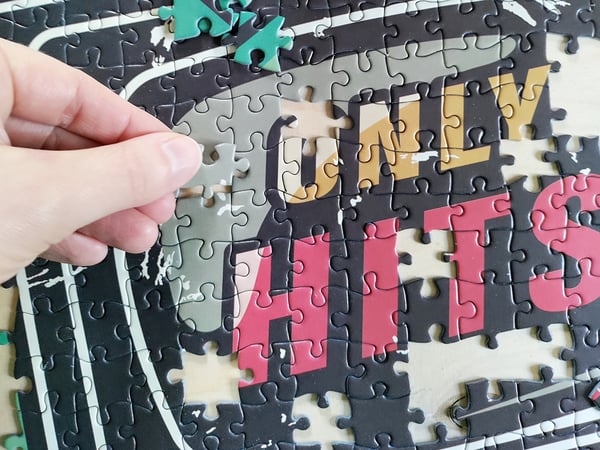 Tactic Puzzle Lovers Vintage Posters Retro Movie Collection 1000 pcs puzzle