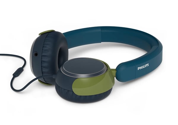 Philips 2000 series TAK2000CT/00 kuulokkeet ja kuulokemikrofoni Langallinen Pääpanta Puhelut/Musiikki USB Type-C Sininen, Vihreä, Harmaa