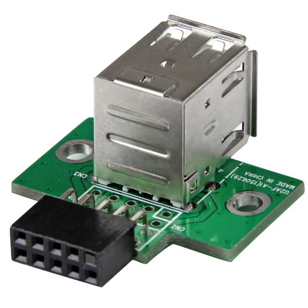 StarTech.com 2-ports USB-bundkortheaderadapter - USB-adapter - USB (W)