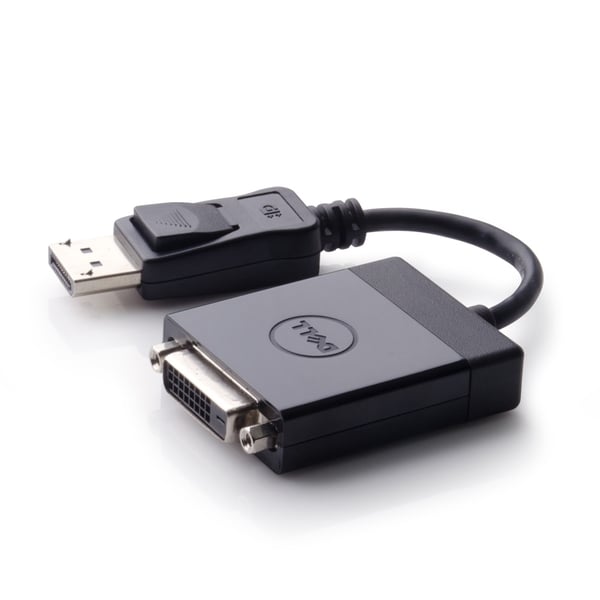 DELL 470-ABEO videokabel adapter DisplayPort DVI Sort