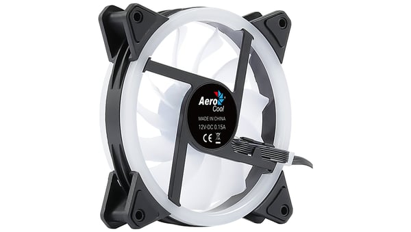 Aerocool Duo 12 Datorväska Fan 12 cm Svart