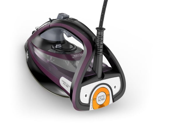 Tefal Ultimate Pure FV9835 strykjärn Torr & Ångstrykjärn Stryksula Durilium Autoclean 3000 W Lila