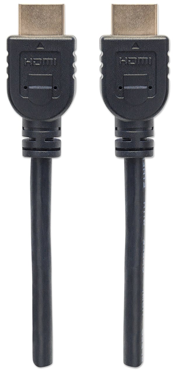 Manhattan 353939 HDMI-kaapeli 2 m HDMI-tyyppi A (vakio) Musta