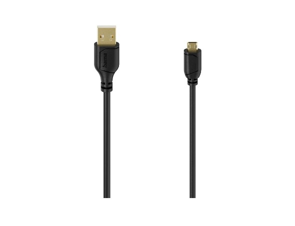 Hama 00074264 USB-kablar USB 2.0 0,75 m USB A Micro-USB A 0,48 Gbit/s Svart