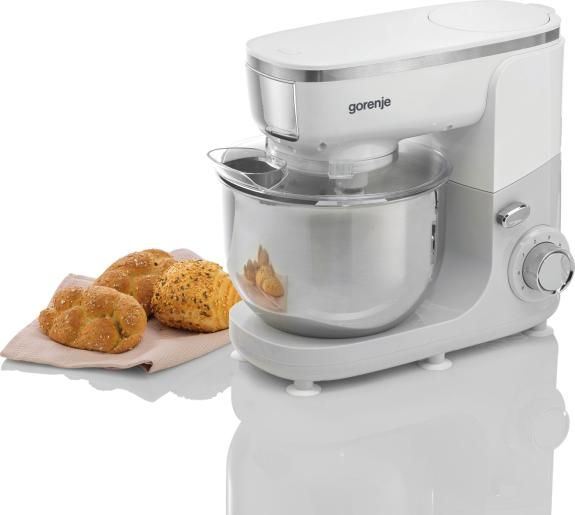 Gorenje MMC1005W matberedare 1000 W 4,8 l Grå, Rostfritt stål, Vit