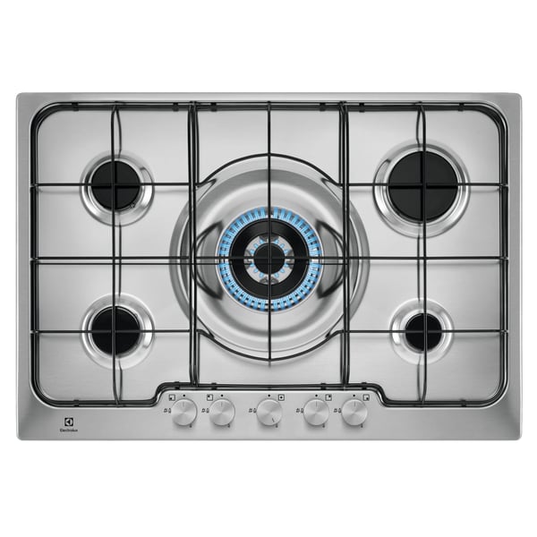 Electrolux PX750UV Rustfrit stål Indbygget 75 cm Gaskomfur 5 zone(s)
