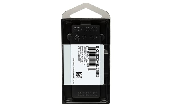 Kingston Technology 256G SSD KC600 SATA3 mSATA
