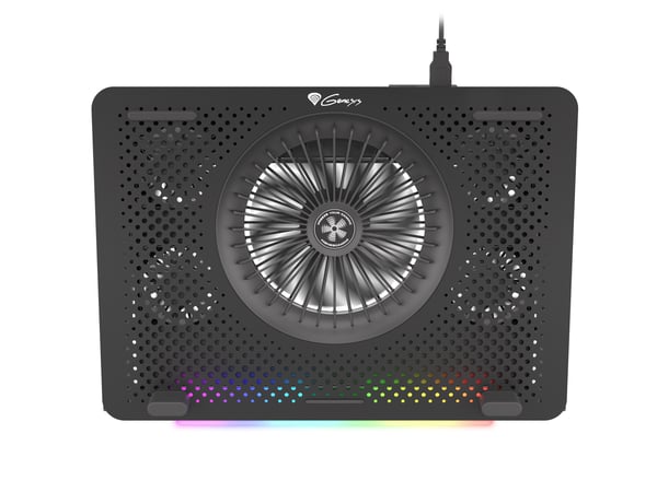 GENESIS Oxid 450 køling til laptop 39,6 cm (15.6") 2400 rpm Sort