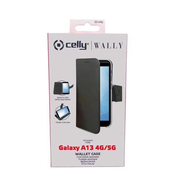 Celly Wally mobiltelefonfodral 16,5 cm (6.5") Plånbok Svart