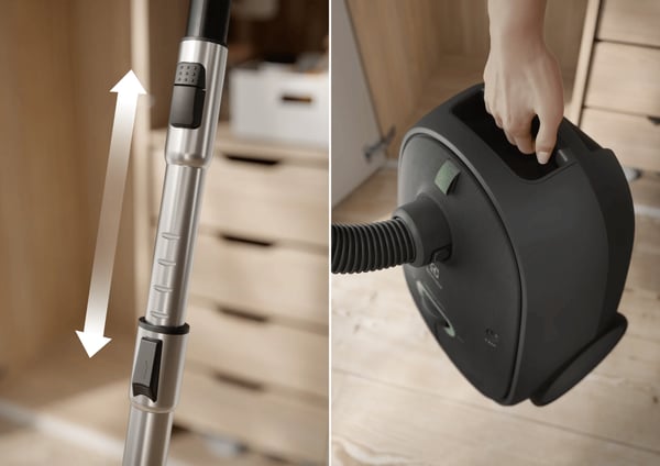 Electrolux EB61C2GRN 3,5 L Sylinteripölynimuri Kuiva 850 W Pölypussi