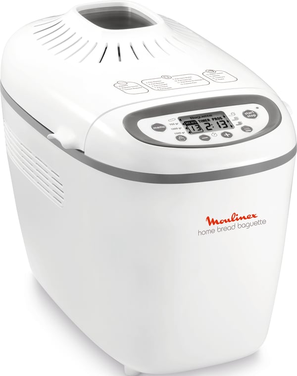 Moulinex OW6101 brödbakningsmaskin 1650 W Vit, Grå