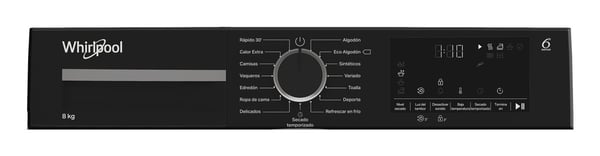 Whirlpool C WSD 83M WBS ES tørretumbler Fritstående Front-læsning 8 kg Hvid