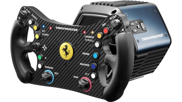 Thrustmaster Ferrari 488 GT3 Wheel Add-On Svart USB Ratt Analog / Digital PC, Xbox One, Xbox One S, Xbox One X, Xbox Series S, Xbox Series X, PlayStation 4, PlayStation 5