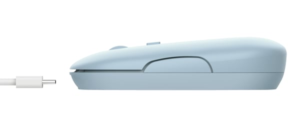 Trust Puck datormöss Kontor Ambidextrous Trådlös RF + Bluetooth 1600 DPI