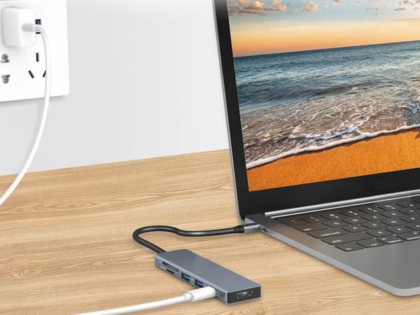 Conceptronic DONN23G kannettavien tietokoneiden telakka ja porttitoistin Langallinen USB 3.2 Gen 1 (3.1 Gen 1) Type-C Harmaa