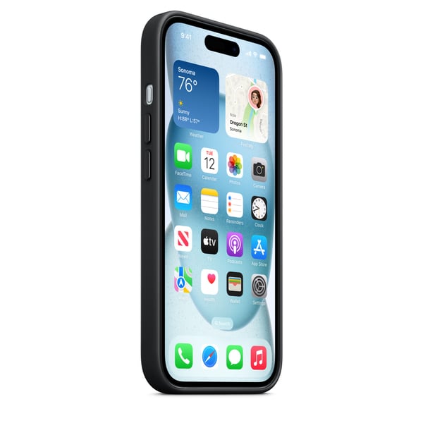 Apple MT393ZM/A matkapuhelimen suojakotelo 15,5 cm (6.1") Suojus Musta