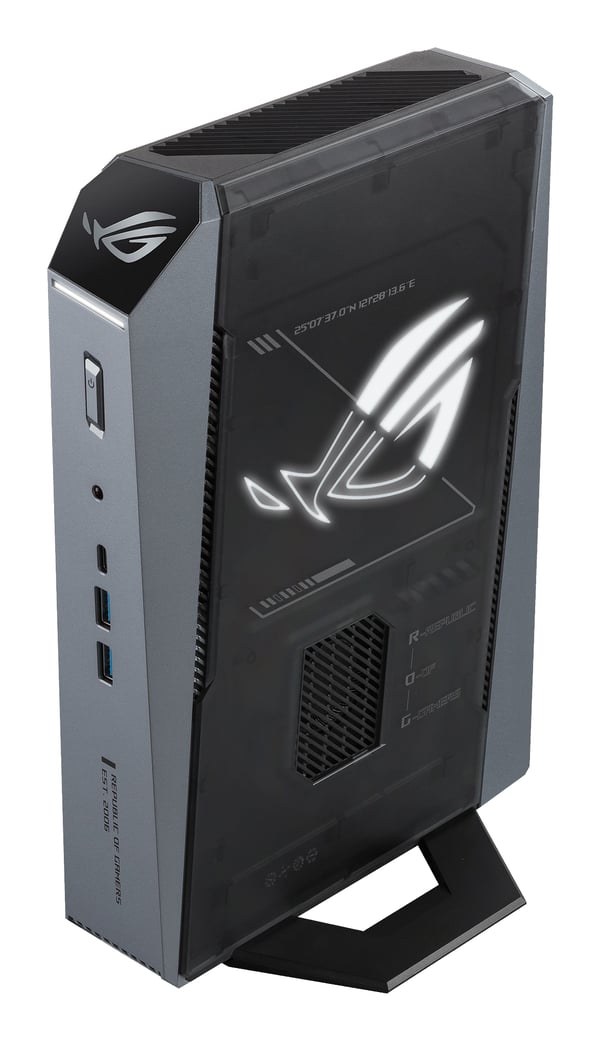 ASUS ROG GR70-N90039AN AMD Ryzen™ 9 9955HX 32 GB DDR5-SDRAM 1 TB SSD NVIDIA GeForce RTX 5070 Windows 11 Home Mini PC PC Musta