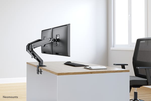 Neomounts DS70-700BL2 monitorin kiinnike ja jalusta 68,6 cm (27") Vastaanotto Musta
