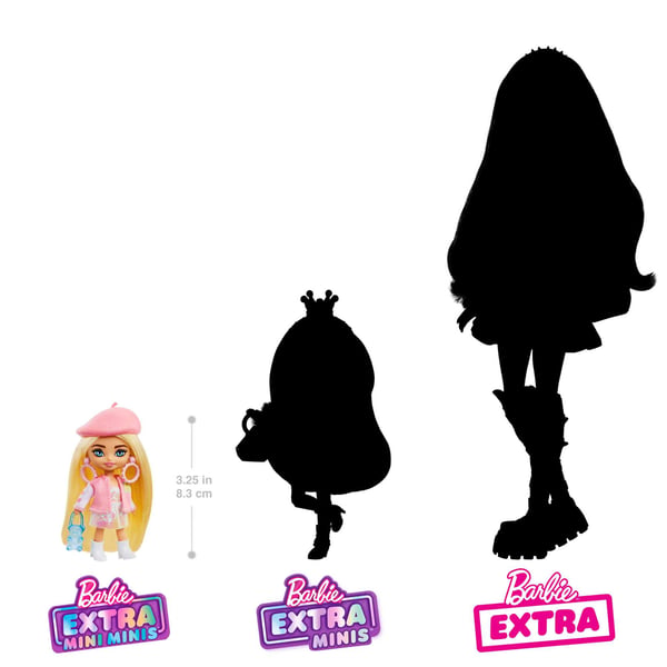 Barbie Extra Mini Minis-docka
