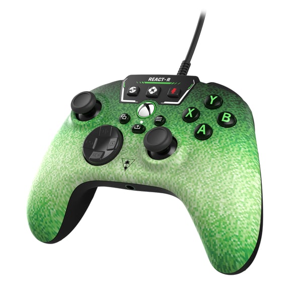 Turtle Beach React-R Svart, Grön USB Spelplatta Analog / Digital PC, Xbox One, Xbox Series S, Xbox Series X