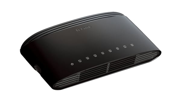 D-Link DES-1008D Ohanterad Fast Ethernet (10/100) Svart