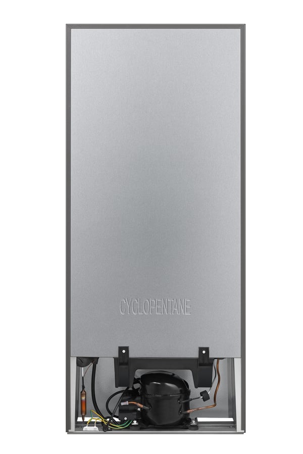 Hisense RR220D4BDE kombi-køleskab Fritstående 165 L Sølv