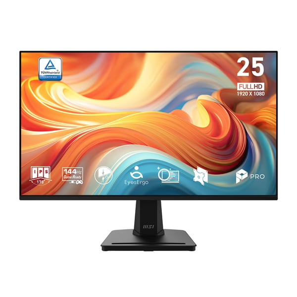 MSI Pro MP251 E14L computerskærm 62,2 cm (24.5") 1920 x 1080 pixel Fuld HD Sort