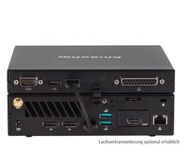 bluechip BUSINESSline S3159 Intel® Core™ i5 i5-13400 8 GB DDR5-SDRAM 500 GB SSD Windows 11 Pro Mini PC Mini-PC Svart