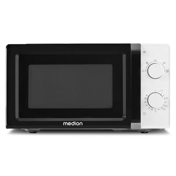 MEDION MD 11475 Musta, Valkoinen Solo-mikroaaltouuni Pöytämalli 20 L 700 W