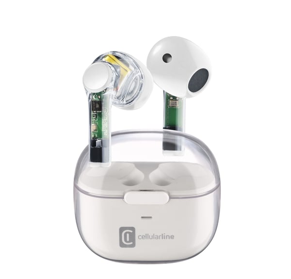 Cellularline 8018080448027 Headset True Wireless Stereo (TWS) I ørerne Opkald/musik Bluetooth Hvid