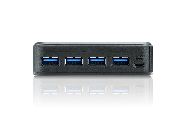 ATEN 4 x 4 USB 3.2 Gen1-switch för delning av kringutrustning