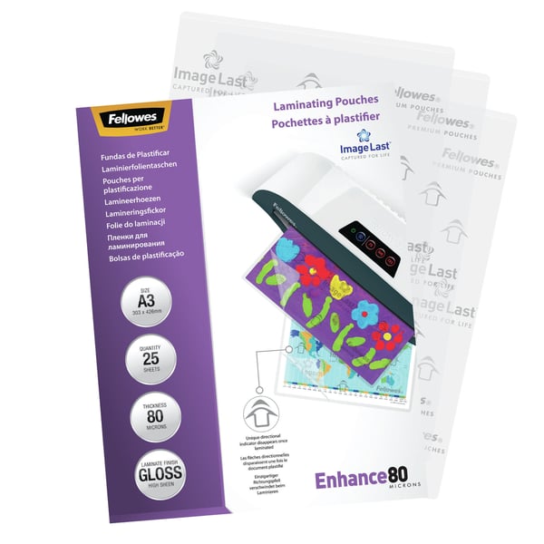 Fellowes 5396403 lamineringspåsar 25 styck