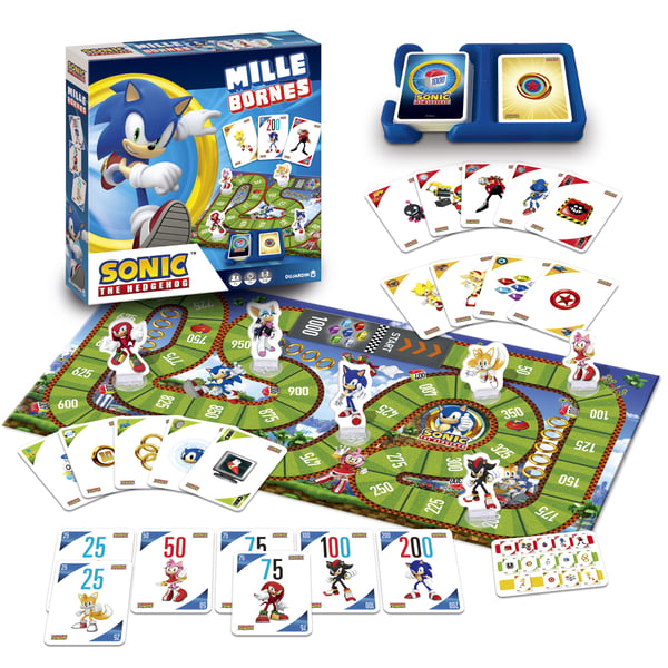 Dujardin Mille Bornes 1130300245 lautapeli Mille Bornes Sonic 20 min Strategia