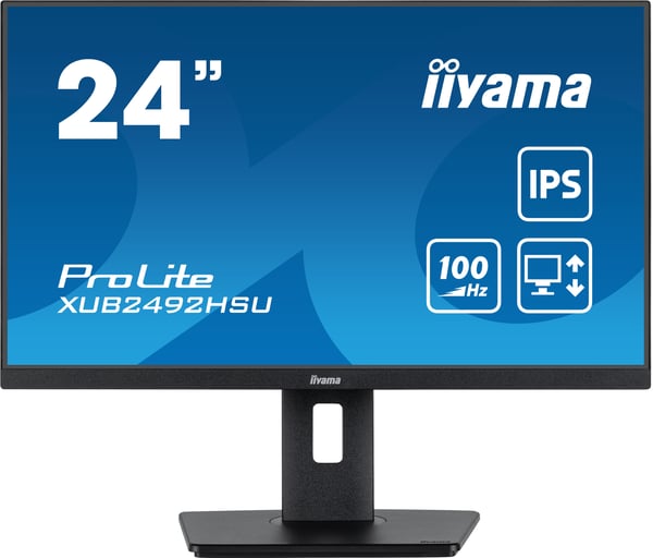 iiyama XUB2492HSU-B6 computerskærm 60,5 cm (23.8") 1920 x 1080 pixel Fuld HD LED Sort