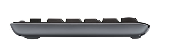 Logitech MK270 combo, Pan Nordic trådlös, svart mus och tangentbord