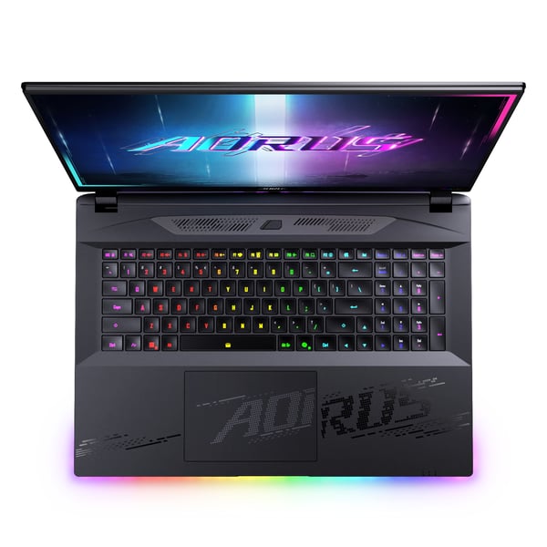 GIGABYTE AORUS MASTER 18 BYHC5DED65SP kannettava tietokone Intel Core Ultra 9 275HX 45,7 cm (18") WQXGA 32 GB DDR5-SDRAM 2 TB SSD NVIDIA GeForce RTX 5080 Wi-Fi 7 (802.11be) Windows 11 Pro Saksa Musta