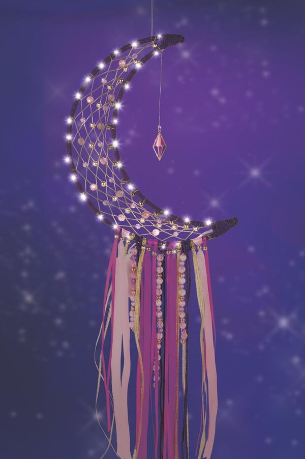 Make it Real Lunar Dream Catcher With Lights