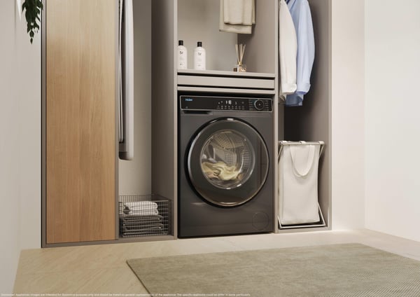 Haier HW80BP14357GTUIT vaskemaskine Front-læsning 8 kg 1400 rpm Anthracit