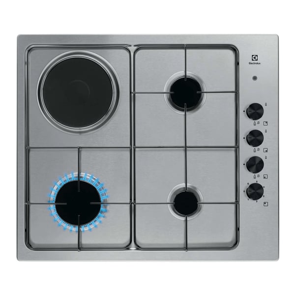 Electrolux EGL62821OX Rustfrit stål Indbygget 60 cm Kombi 4 zone(s)