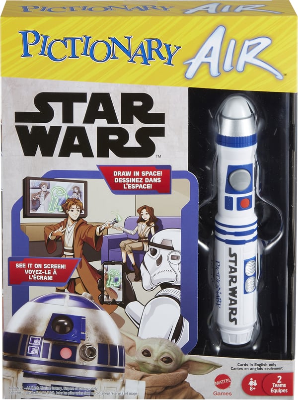 Mattel Games Pictionary Air Star Wars 15 min Lautapeli Piirustus