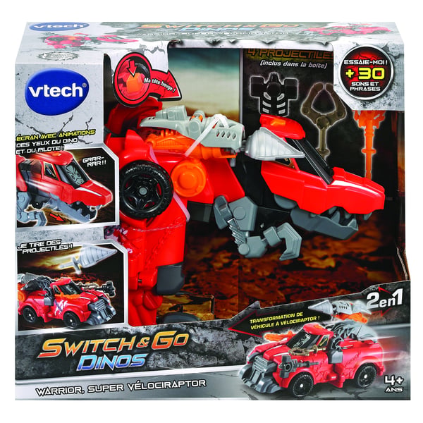VTech Switch & Go Dino's SWITCH & GO DINOS - WARRIOR, SUPER VÉLOCIRAPTOR