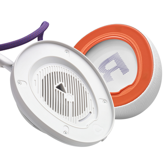 JBL Quantum 950 Kuulokkeet Langaton Pääpanta Pelaaminen USB Type-C Bluetooth Latausteline Oranssi, Hopea, Valkoinen