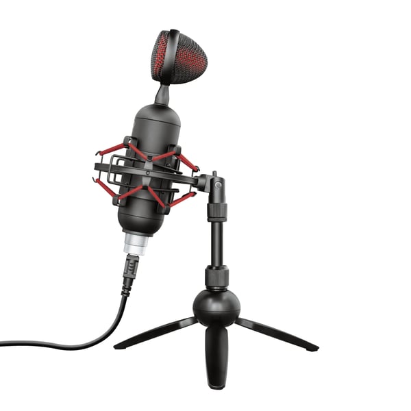 Trust GXT 244 Buzz Musta, Punainen PC-mikrofoni